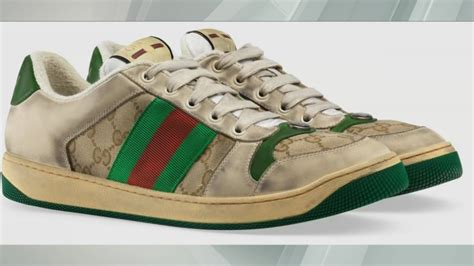 gucci dirty looking sneakers|Gucci shoes dirty look.